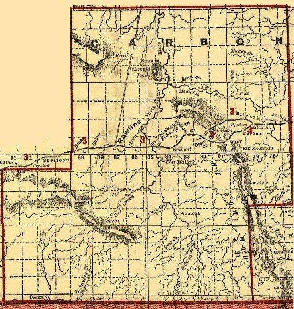 [Carbon Co Wy map]