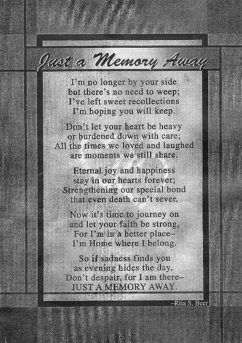 just a memory away